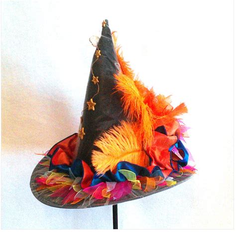 Channeling Positive Energy with a Rainbow Colored Witch Hat